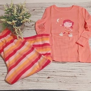 3/$25 CIRCO Target orange pink long sleeves pajamas size 18 months